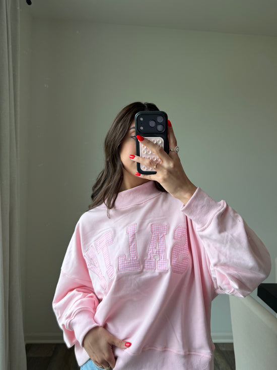 Salty Pink Mockneck