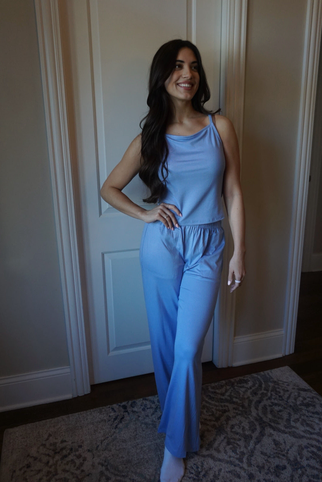 Polly Lounge Set - Periwinkle