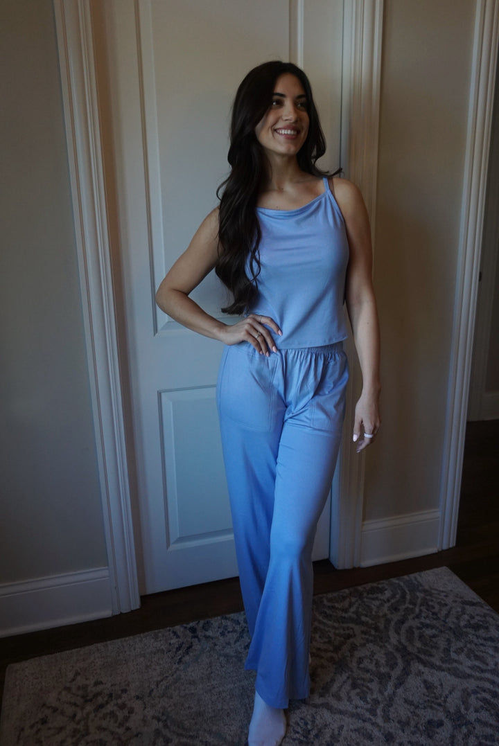 Polly Lounge Set - Periwinkle