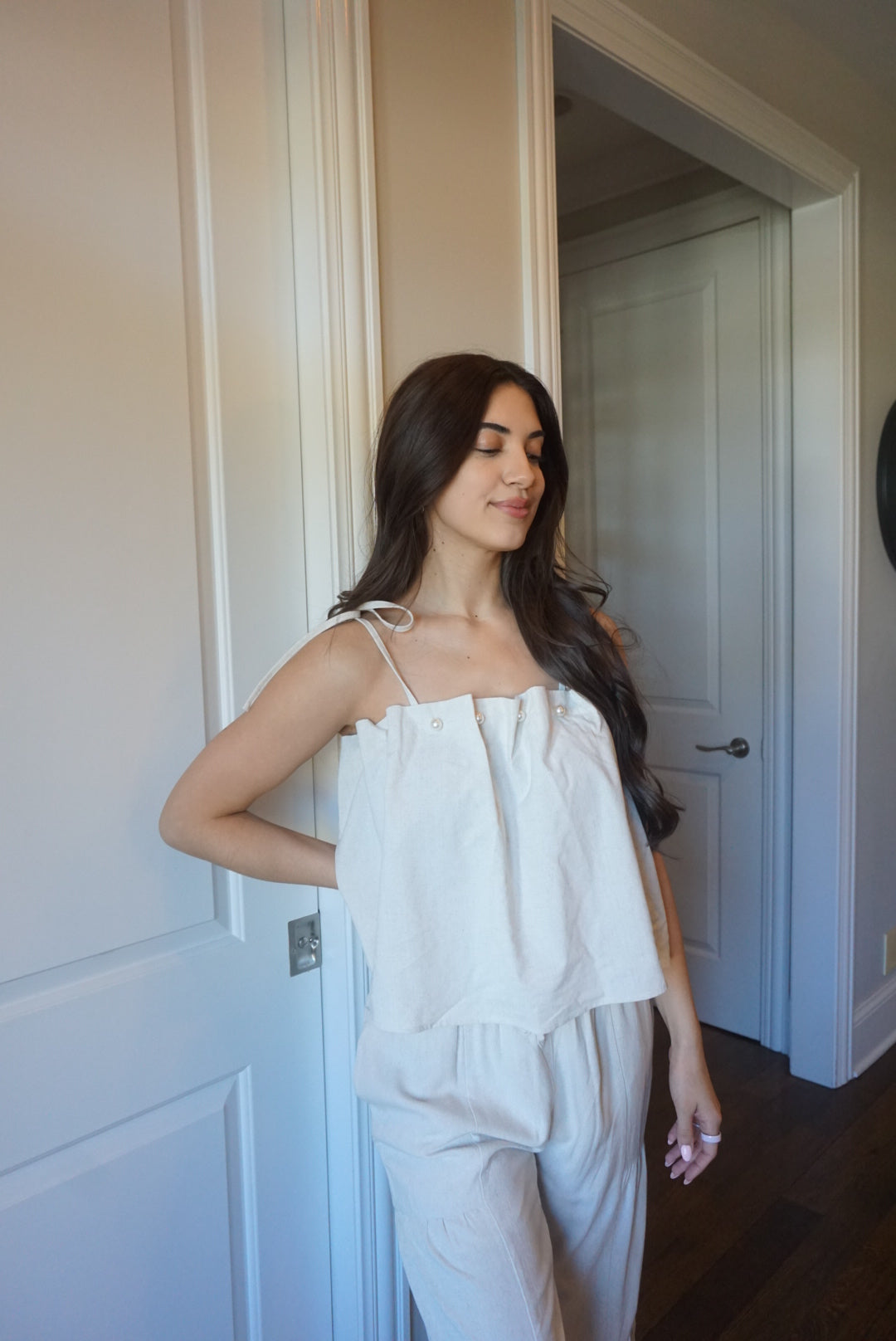 Ivy Pearl Top - Neutral