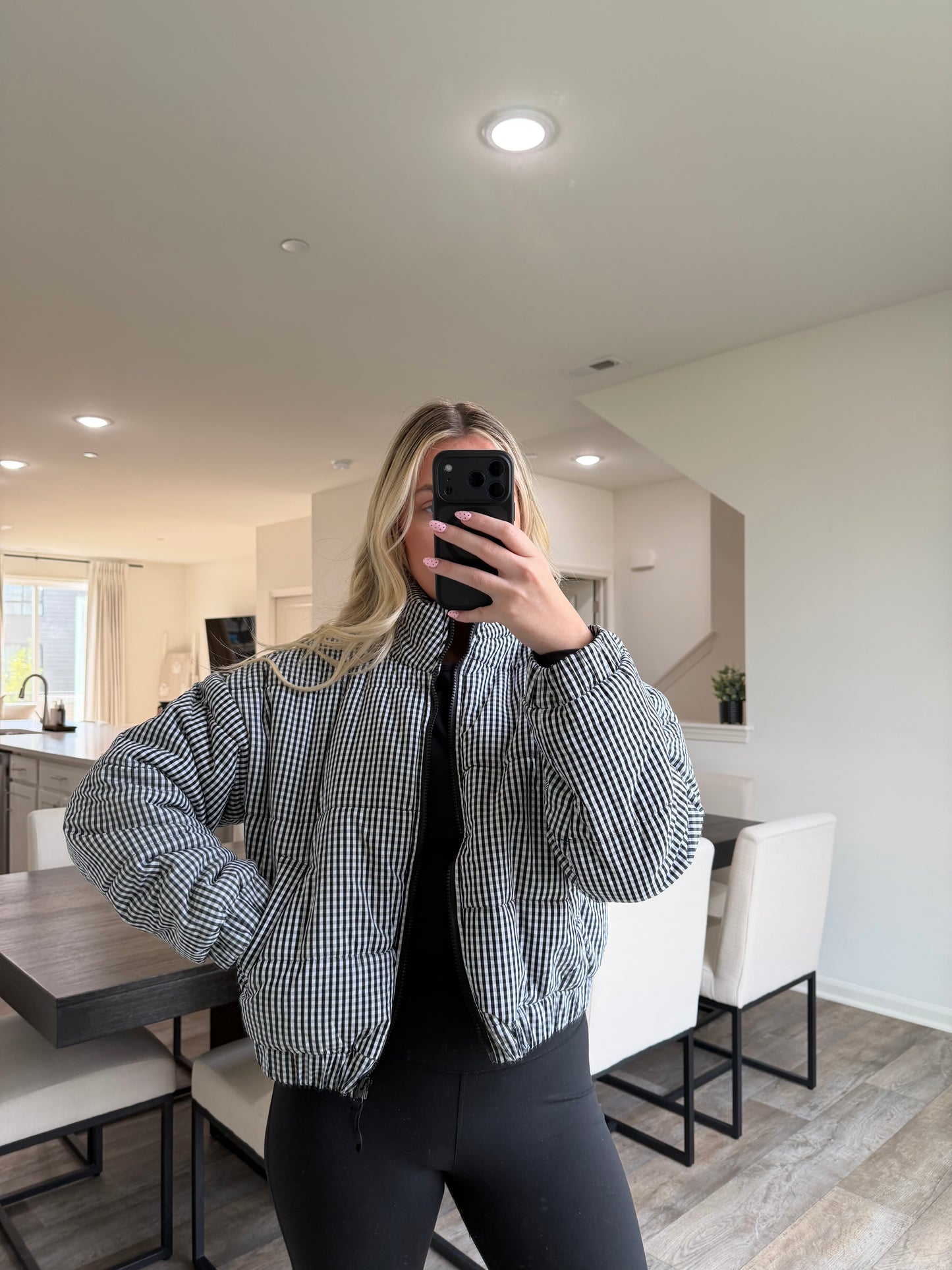 Lynn Gingham Jacket - Black