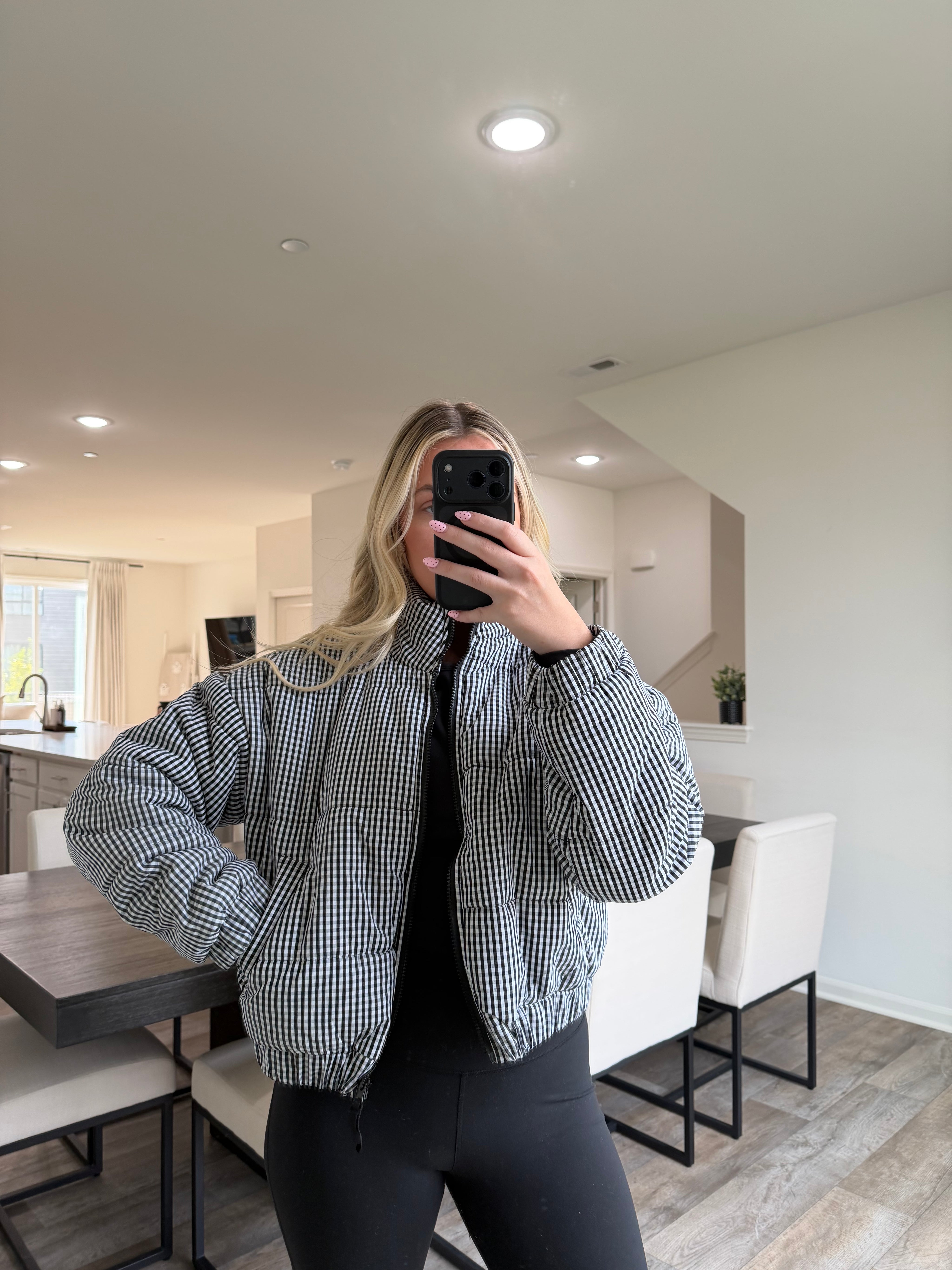 Lynn Gingham Jacket - Black