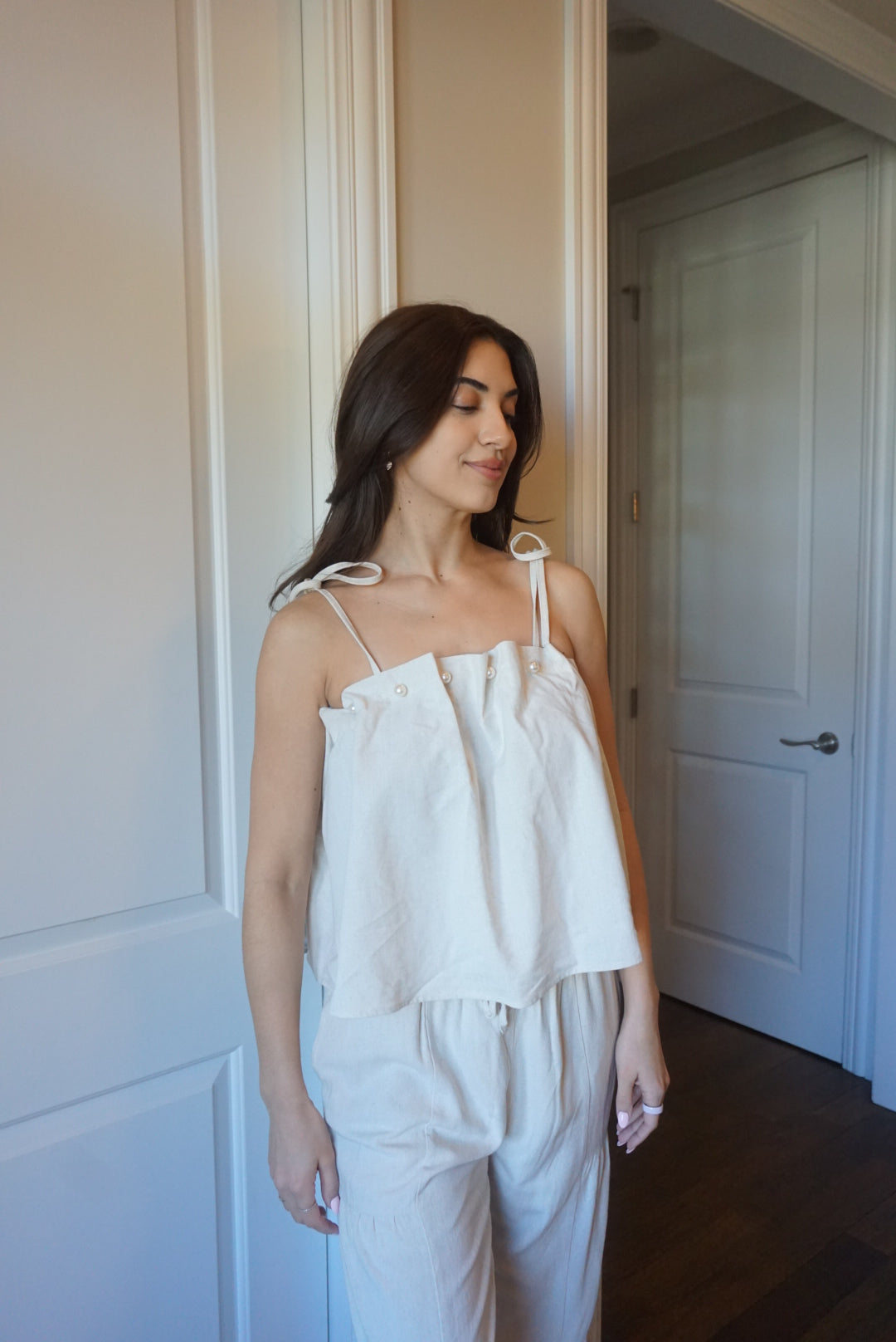 Ivy Pearl Top - Neutral