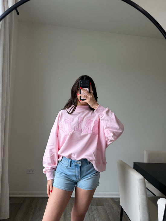 Salty Pink Mockneck