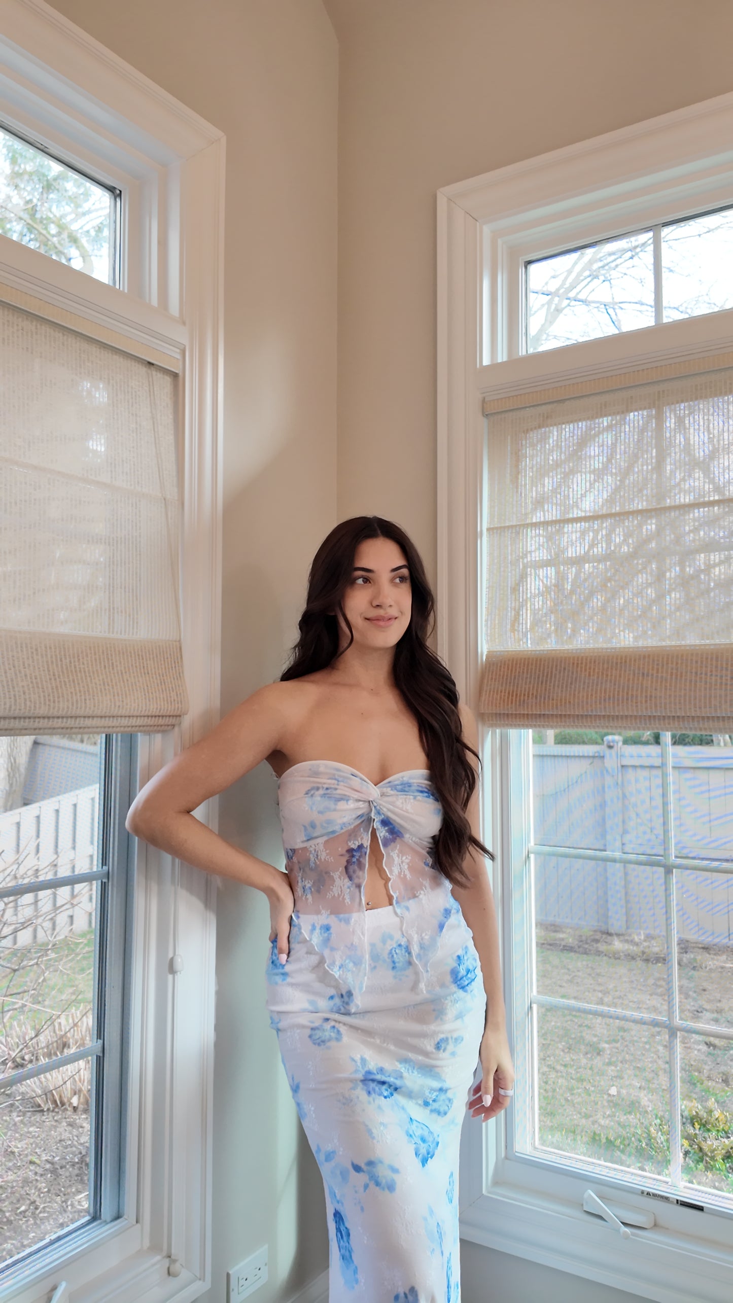 Kaya Lace Resort Set - Blue