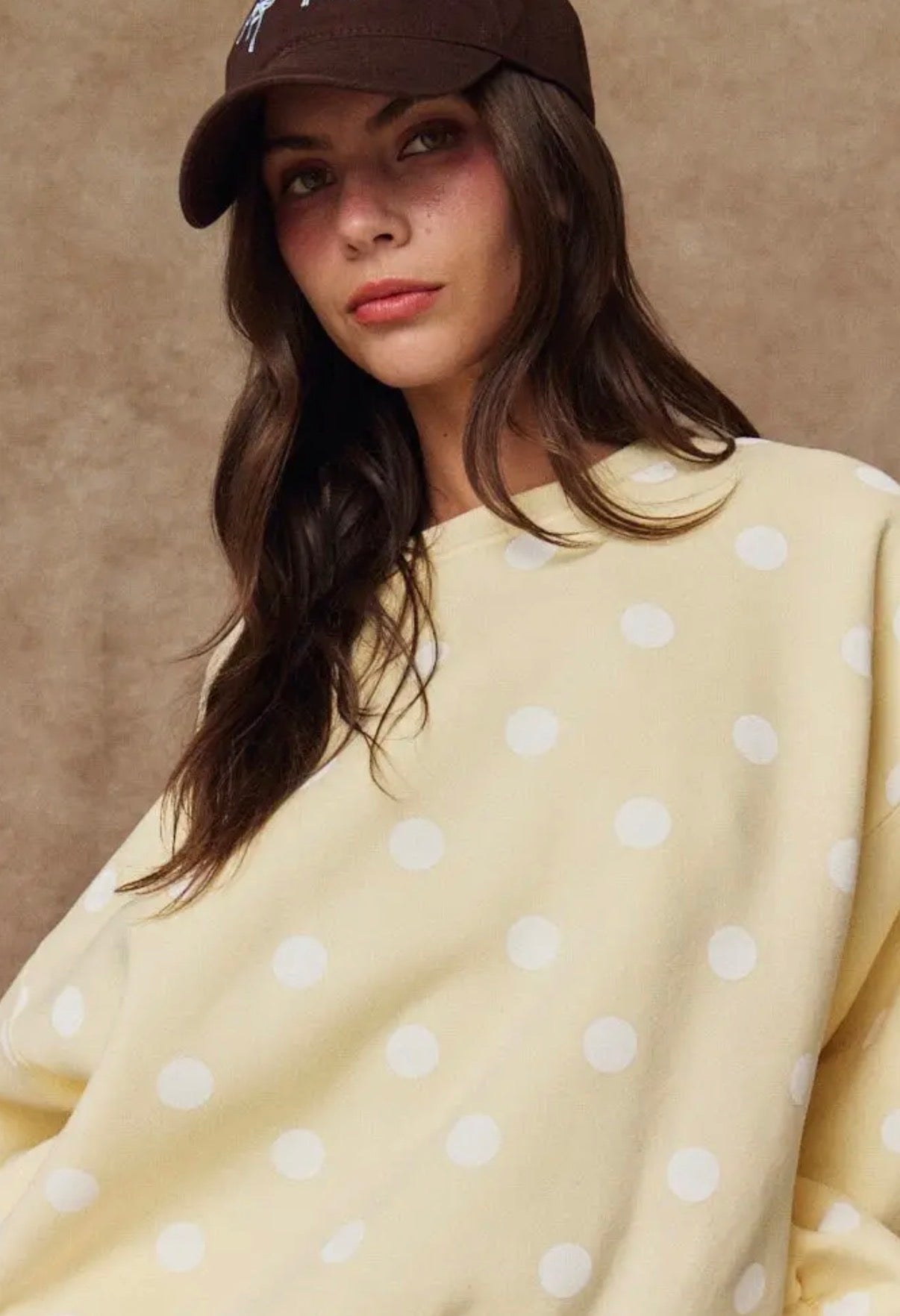 Rylee Polka Dot Matching Set - Yellow