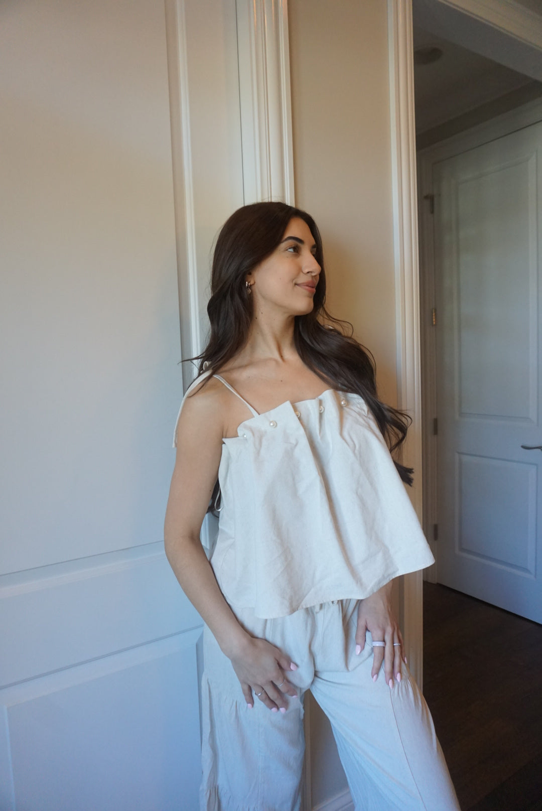 Ivy Pearl Top - Neutral