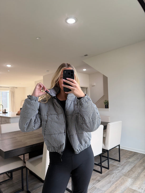 Lynn Gingham Jacket - Black