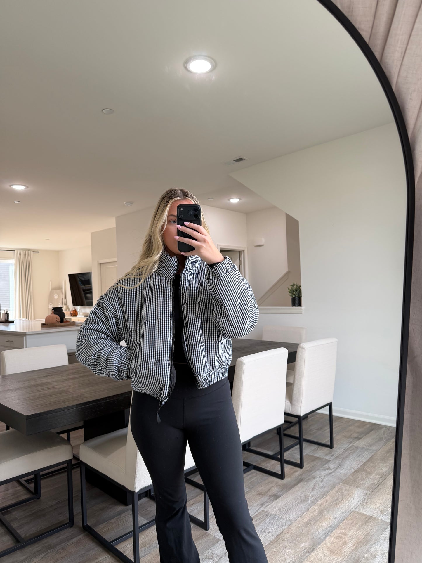 Lynn Gingham Jacket - Black