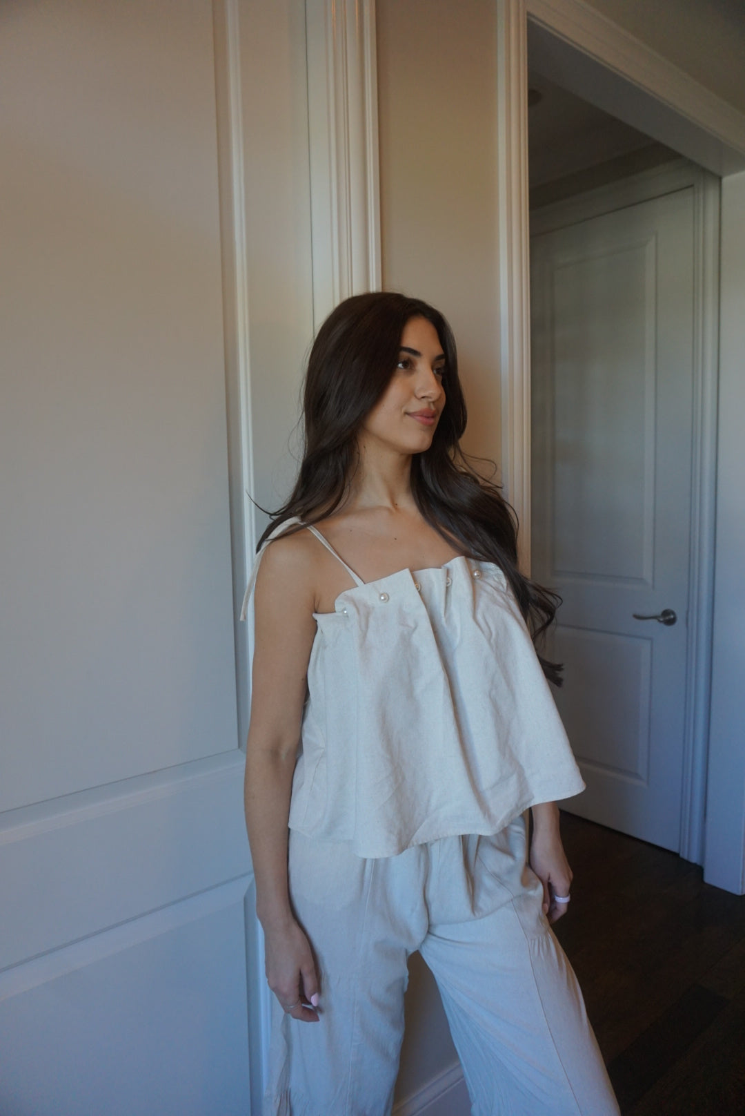 Ivy Pearl Top - Neutral