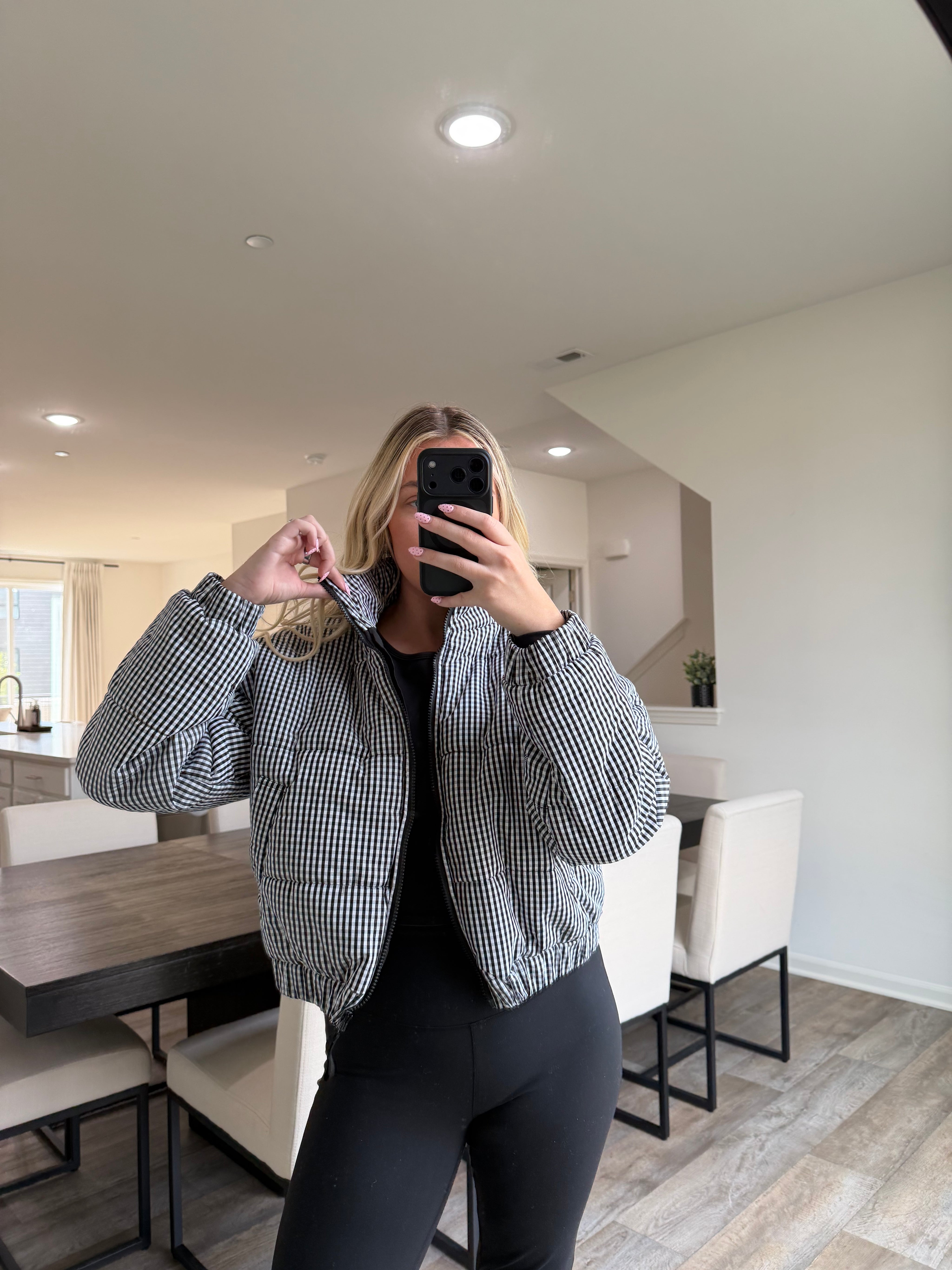 Lynn Gingham Jacket - Black