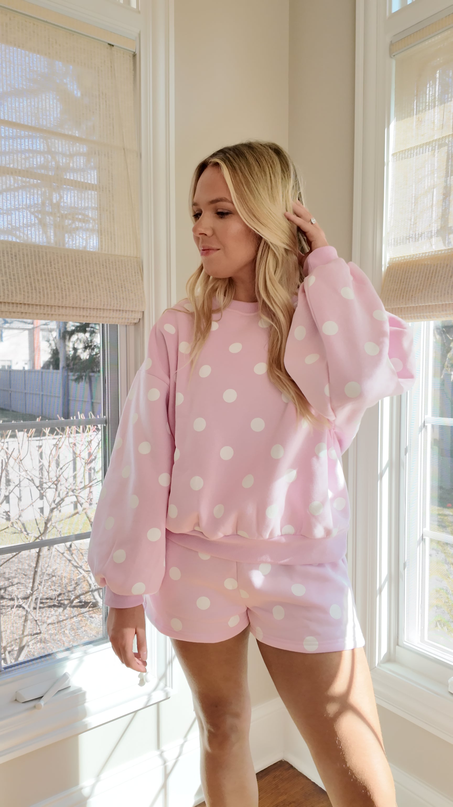 Pre Order (5/31-6/4) Rylee Polka Dot Matching Set - Pink