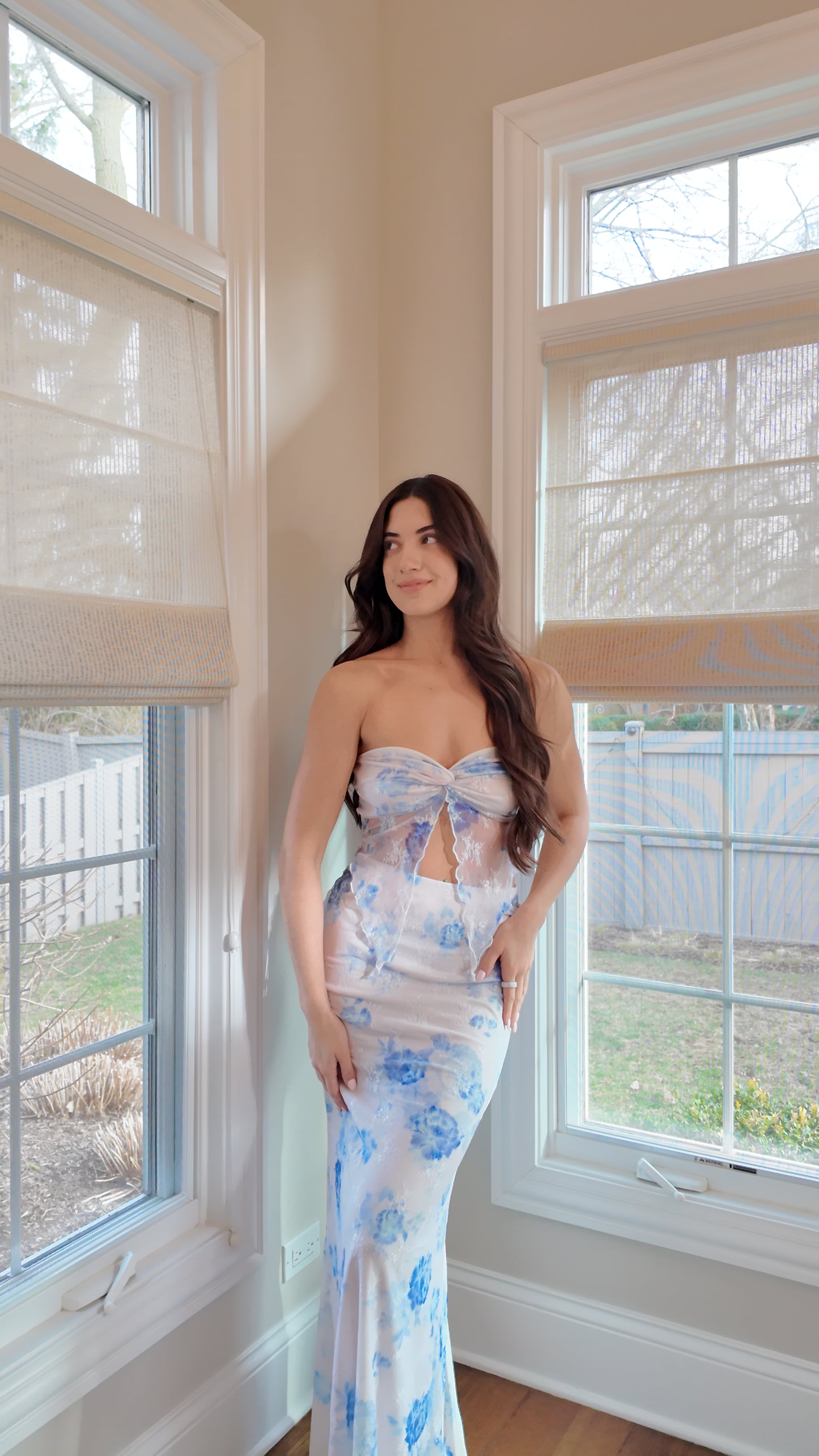 Kaya Lace Resort Set - Blue