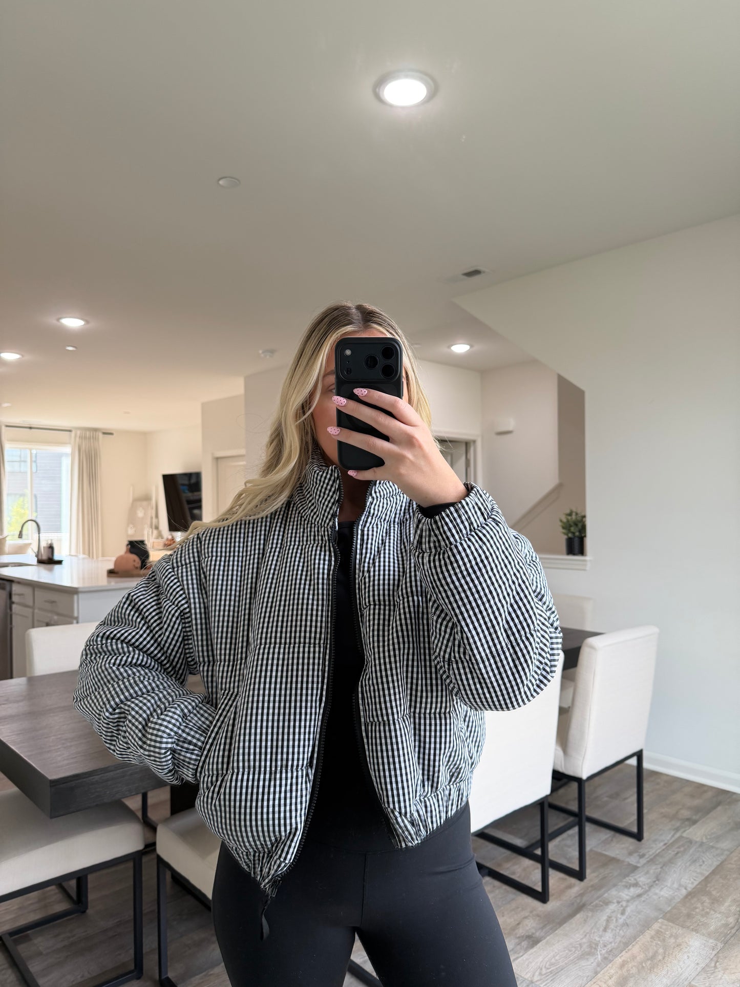 Lynn Gingham Jacket - Black