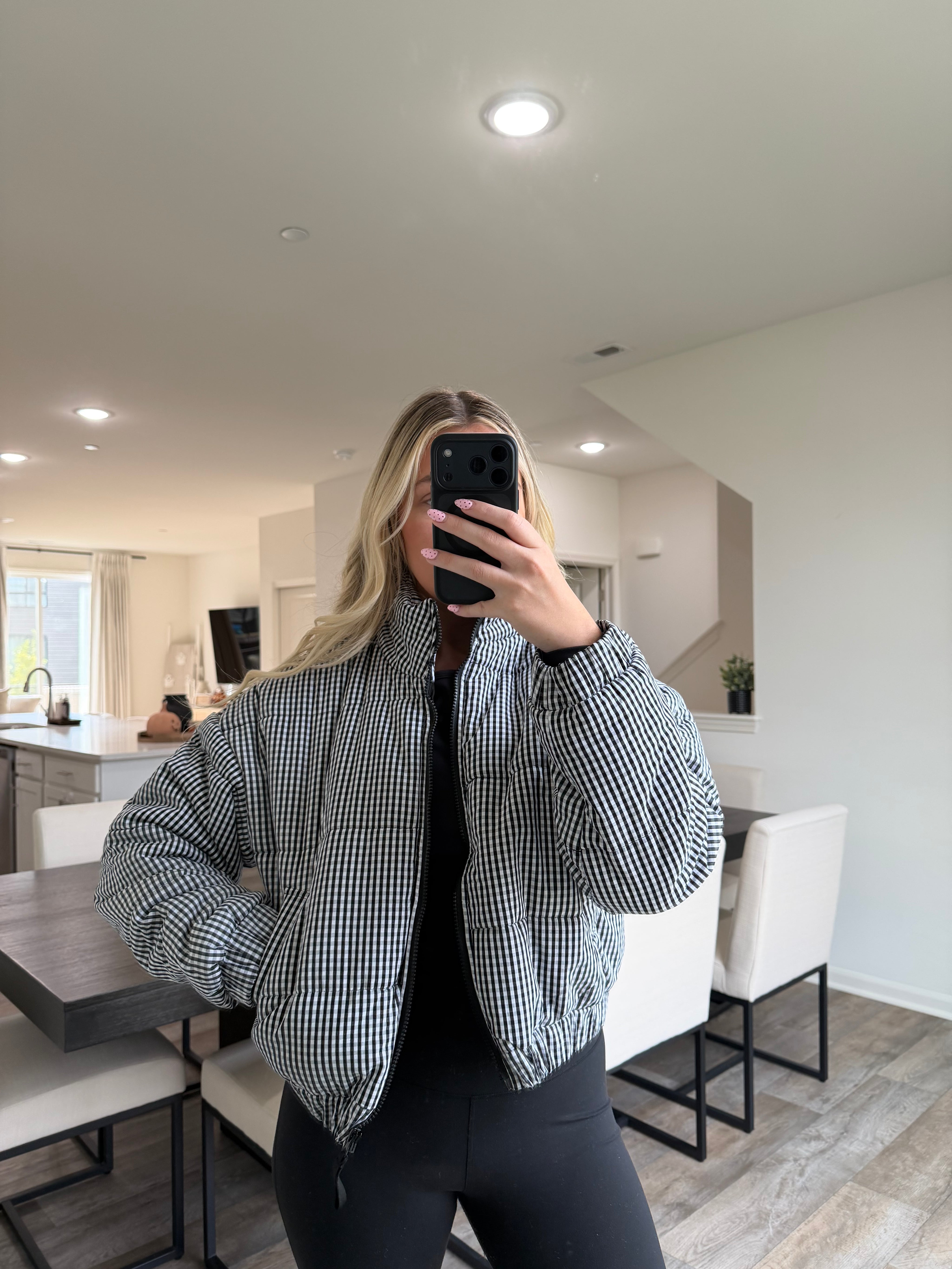 Lynn Gingham Jacket - Black