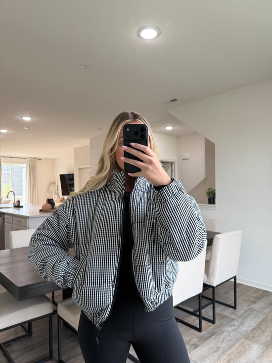 Lynn Gingham Jacket - Black