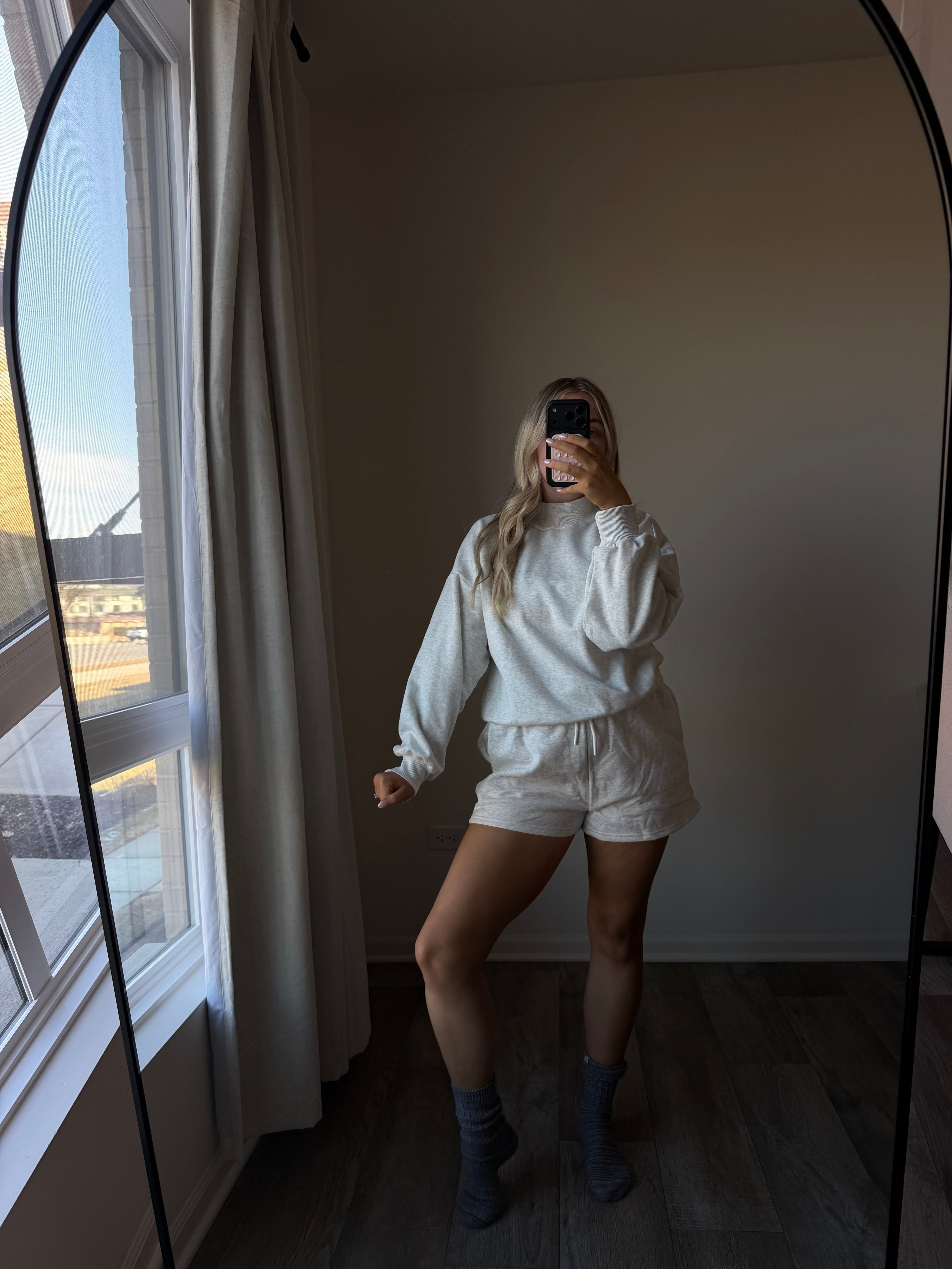 Remi Mockneck Set - Lt Gray