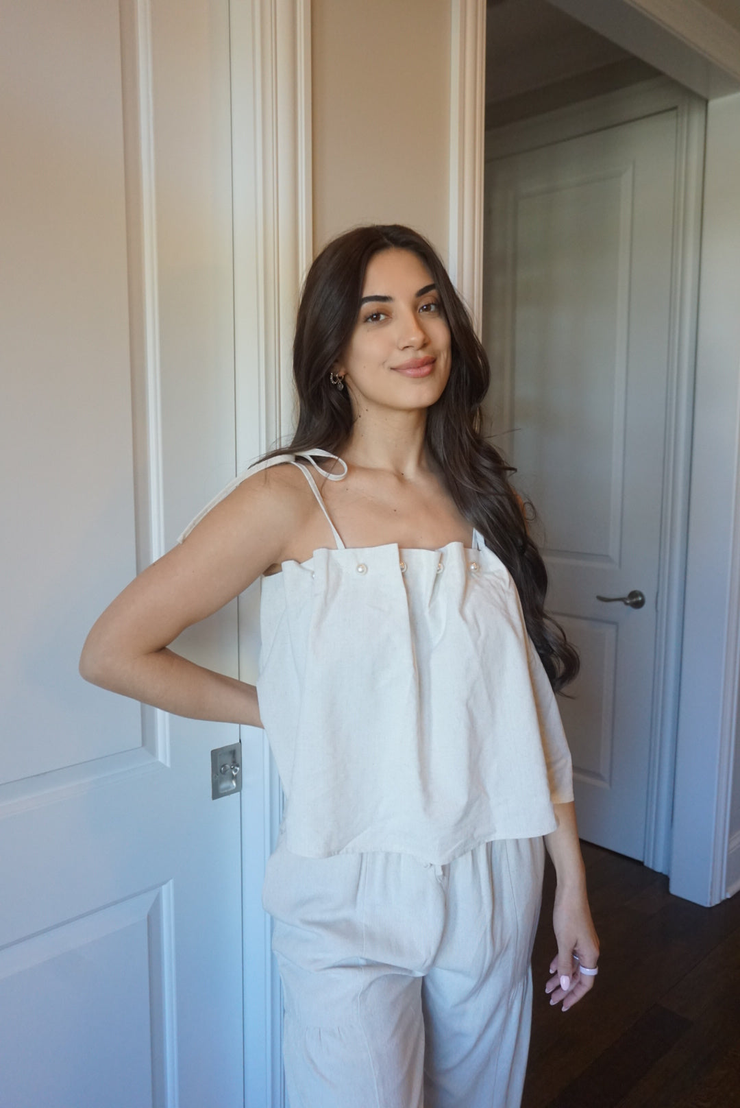 Ivy Pearl Top - Neutral