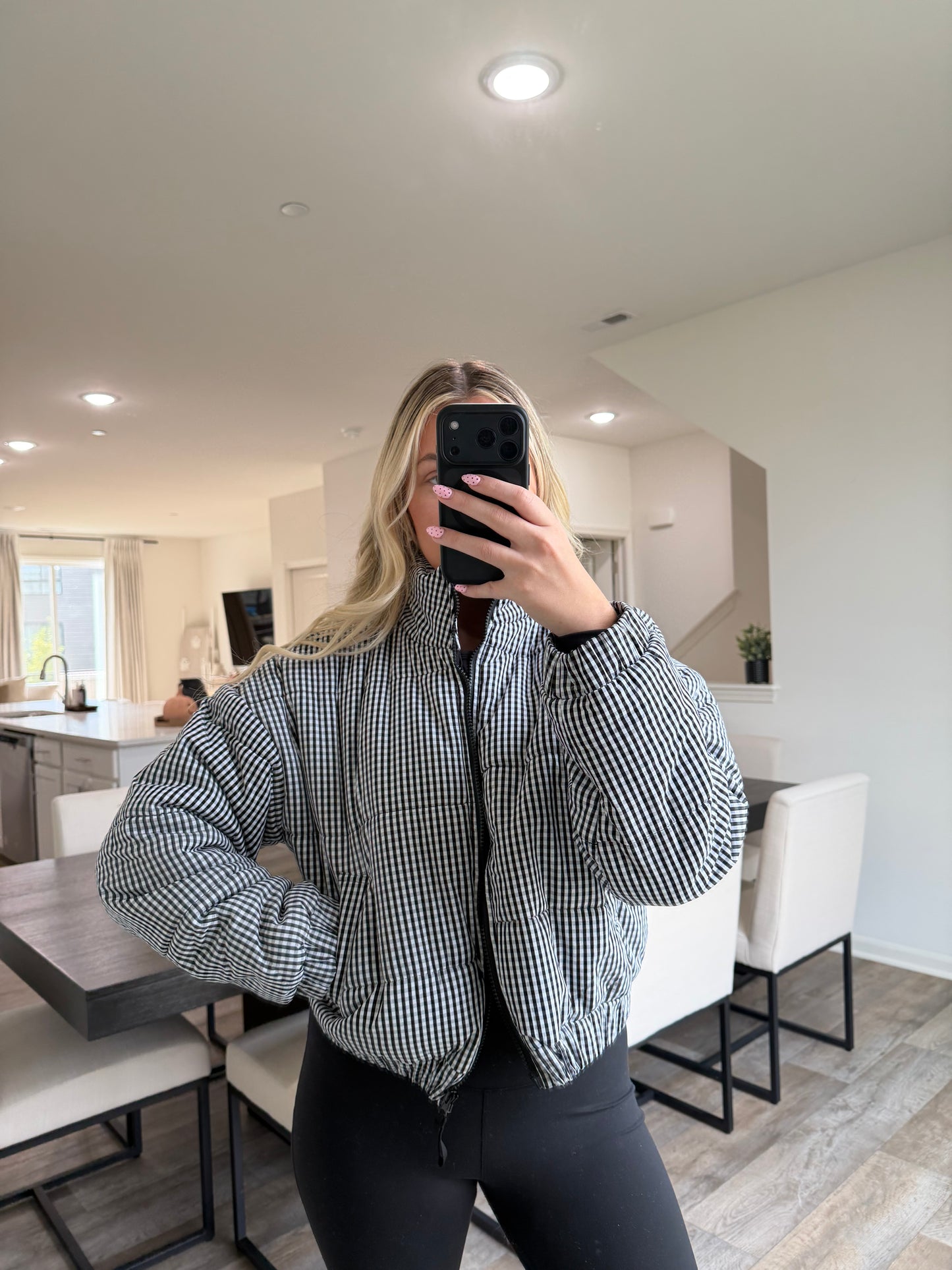 Lynn Gingham Jacket - Black