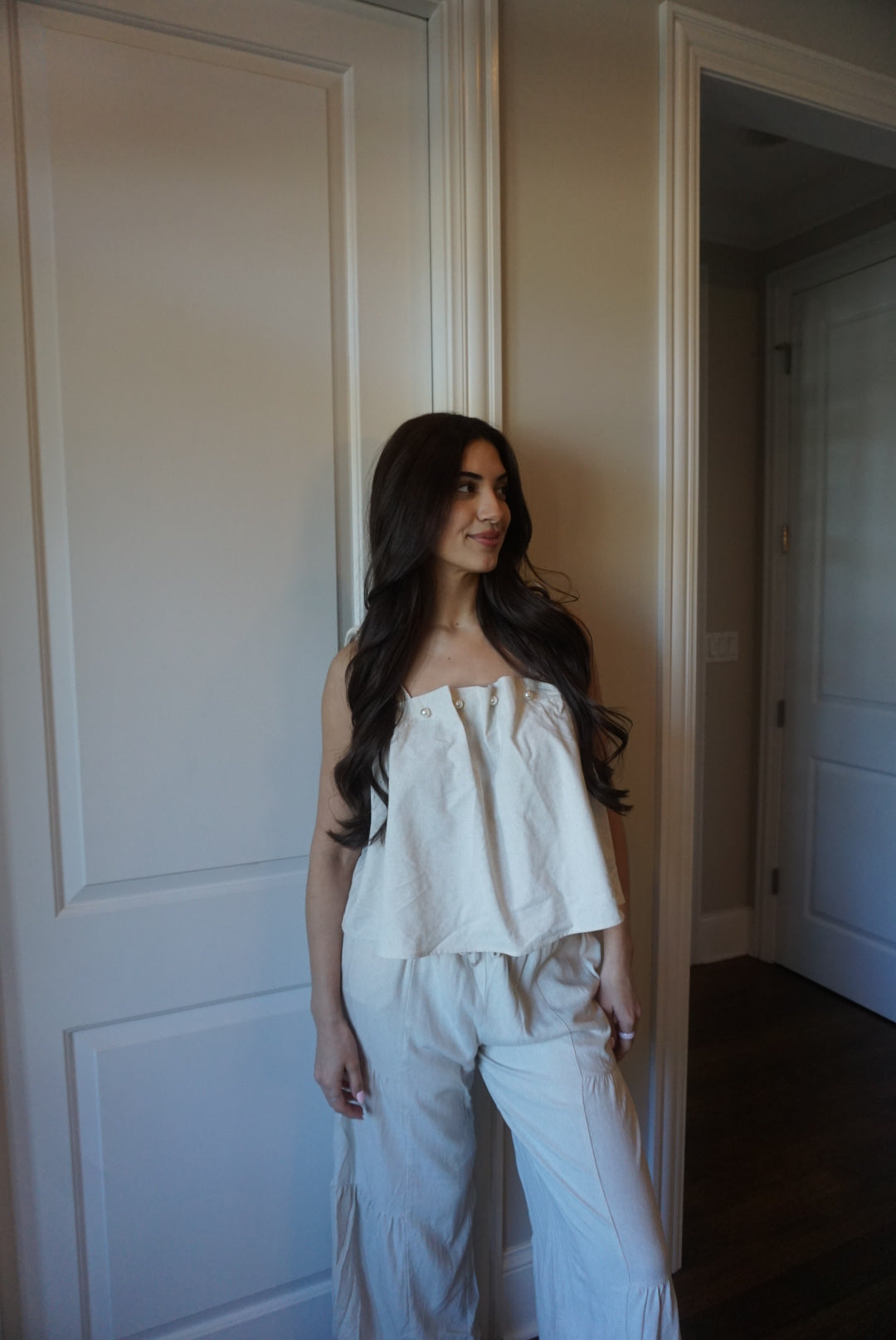 Ivy Pearl Top - Neutral