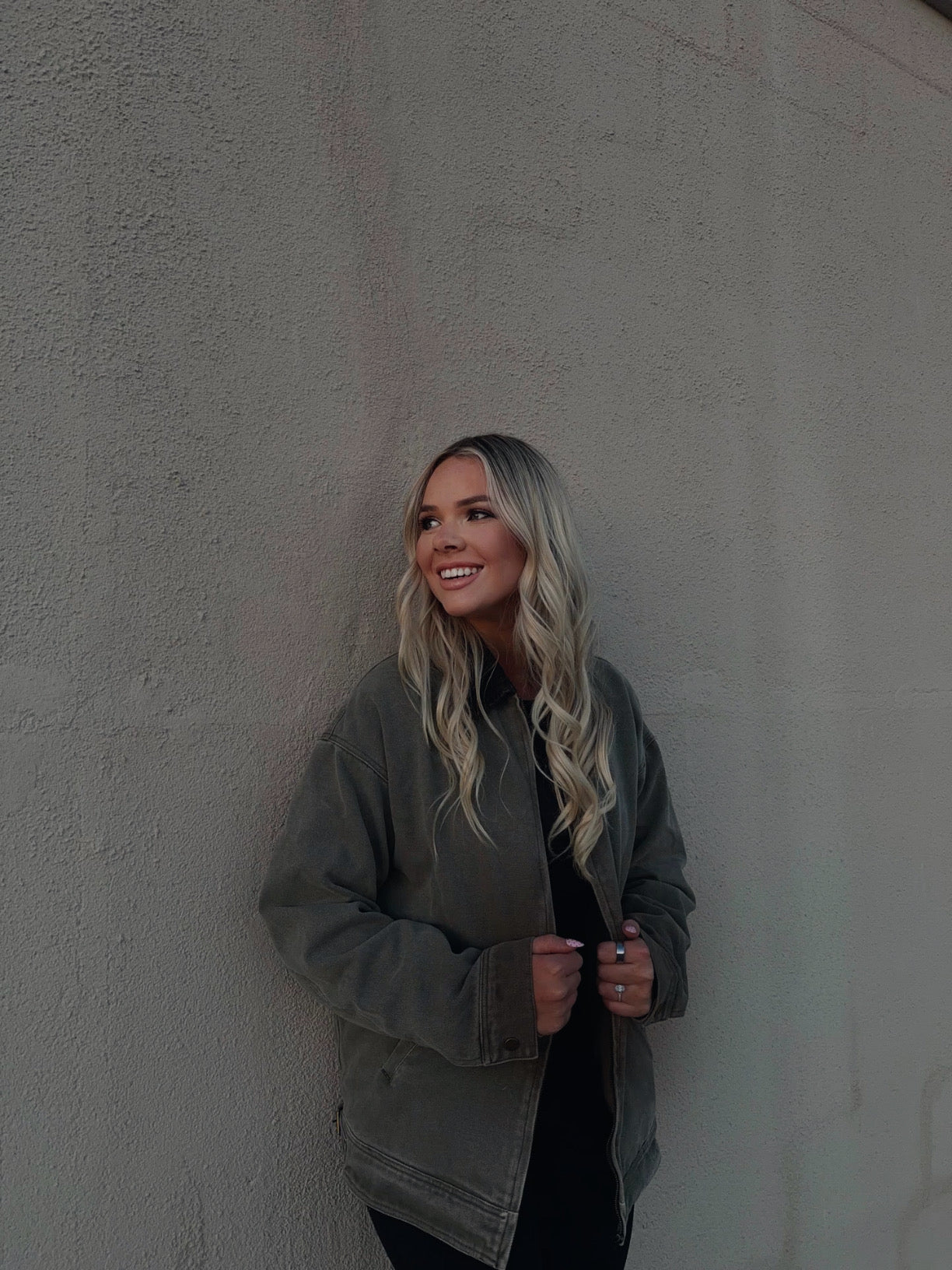 Mabel Barn Jacket - Olive