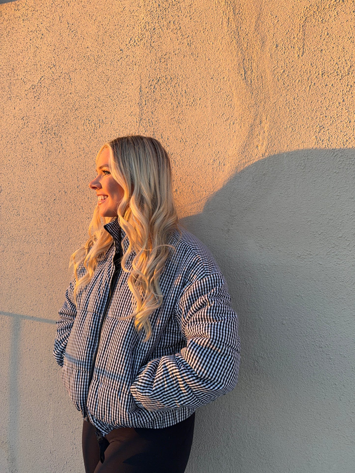 Lynn Gingham Jacket - Black