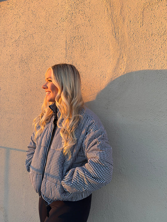 Lynn Gingham Jacket - Black