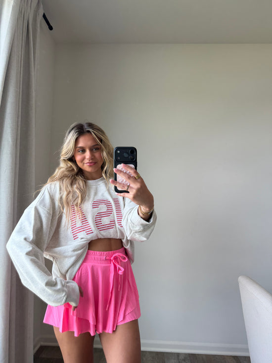 Kenzie Flowy Skort - Hot Pink (Final Sale)
