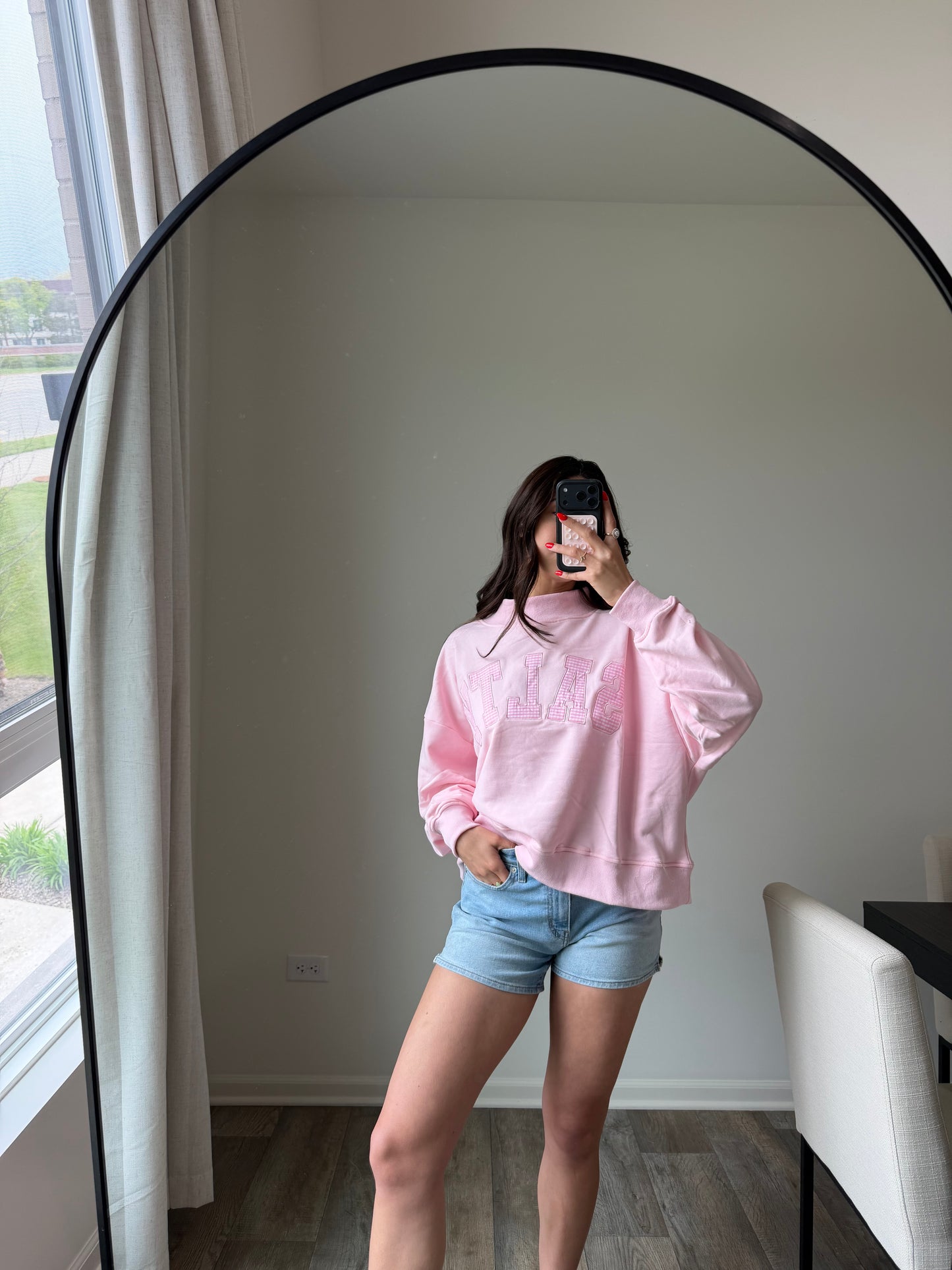 Salty Pink Mockneck