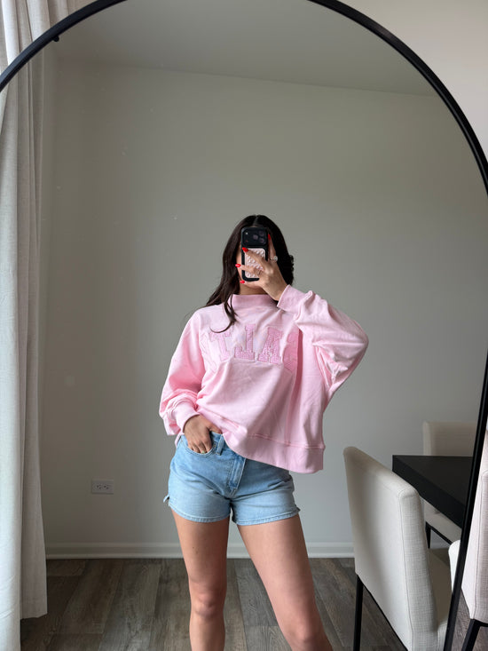 Salty Pink Mockneck