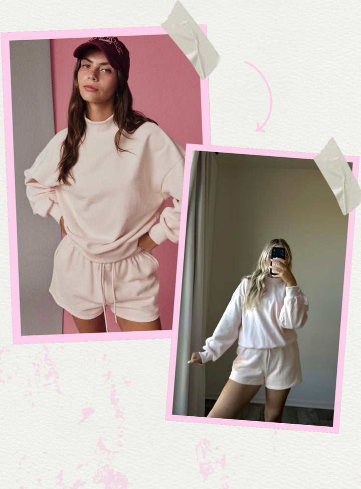 Remi Mockneck Set - Pink