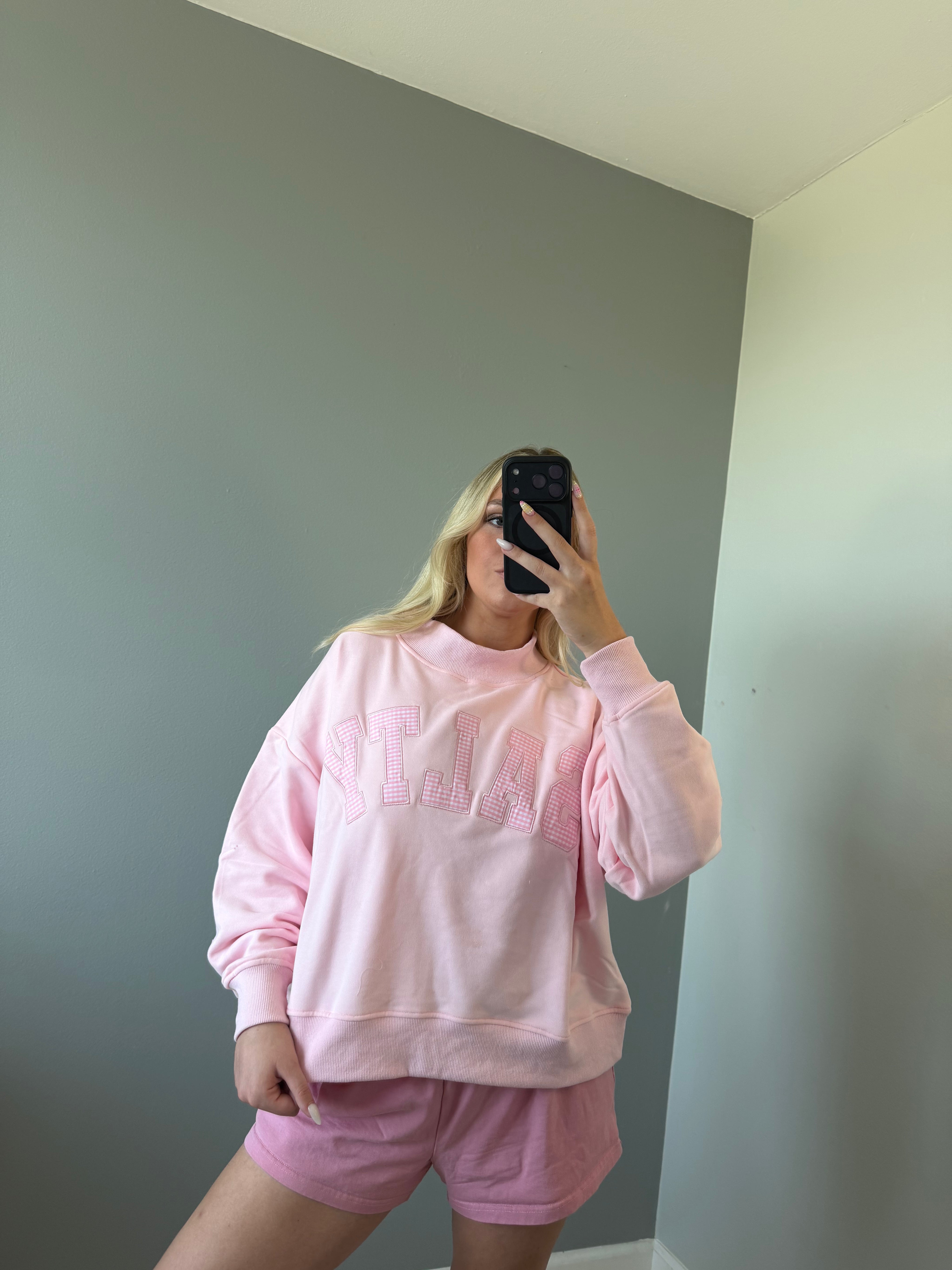 Salty Pink Mockneck