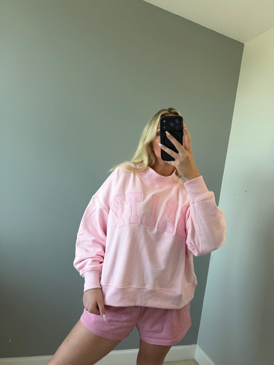 Salty Pink Mockneck