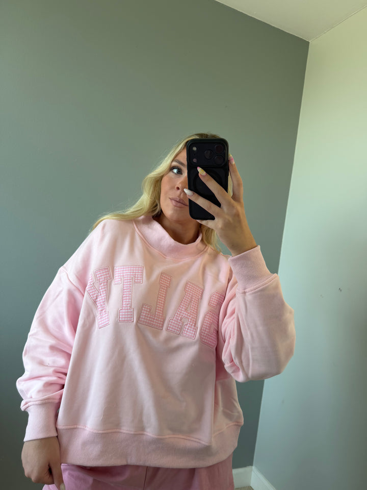 Salty Pink Mockneck