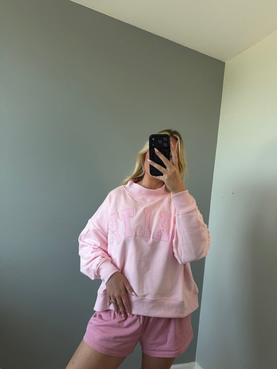 Salty Pink Mockneck