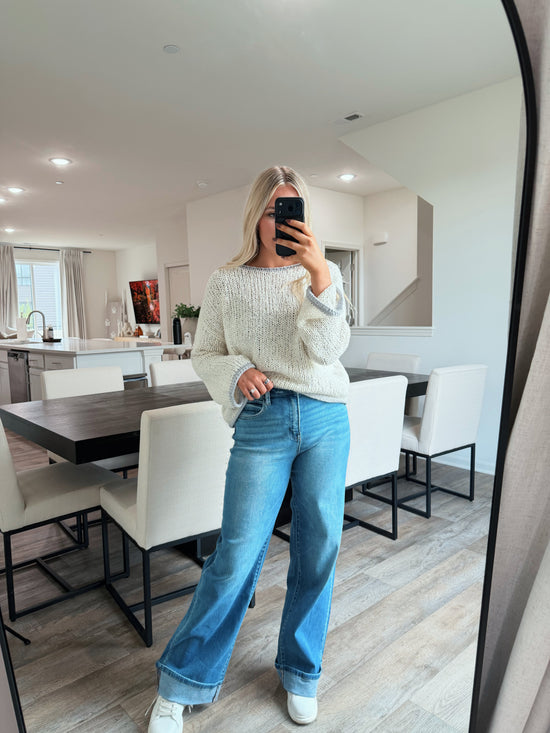 Dana High Rise Cuffed Jeans