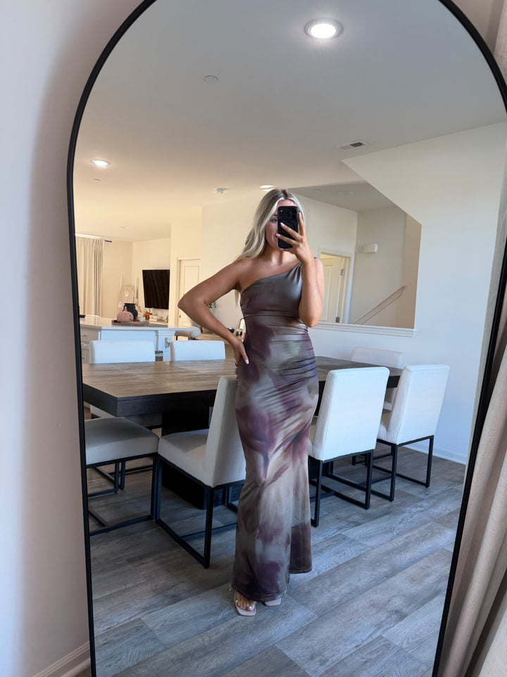 Tara One Shoulder Maxi Dress