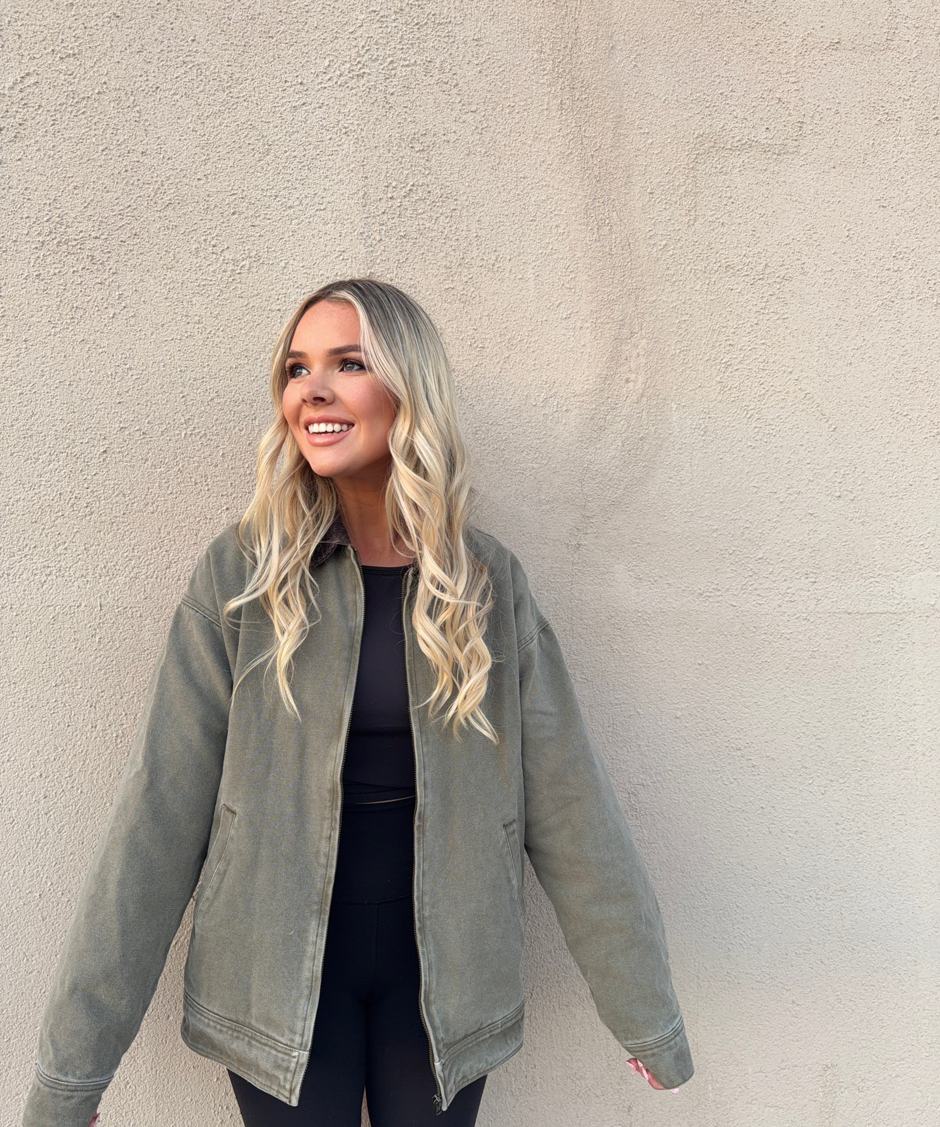 Mabel Barn Jacket - Olive