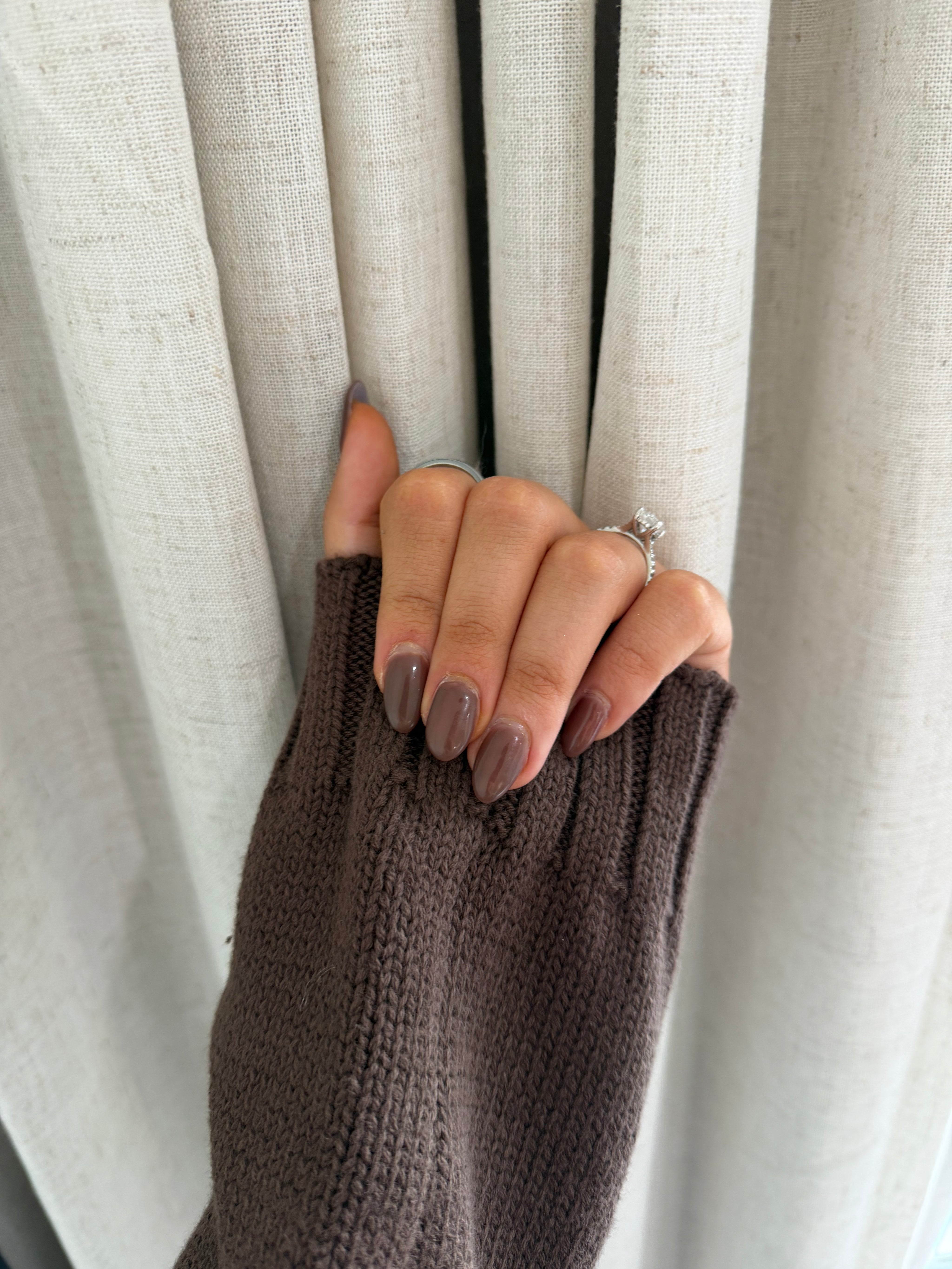 Greta Cropped Zip Up Hoodie - Brown