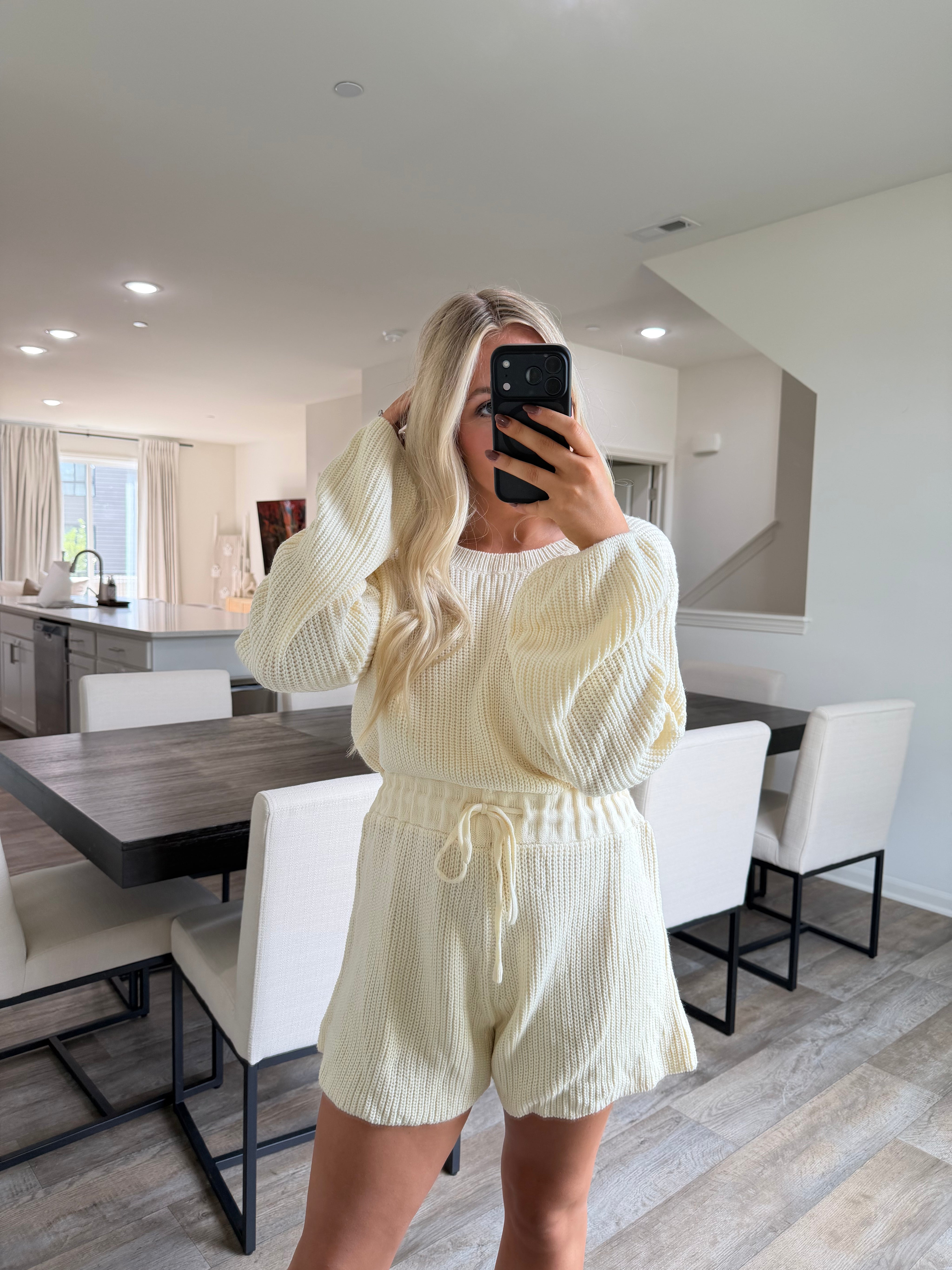 Wren Knit Romper - Cream