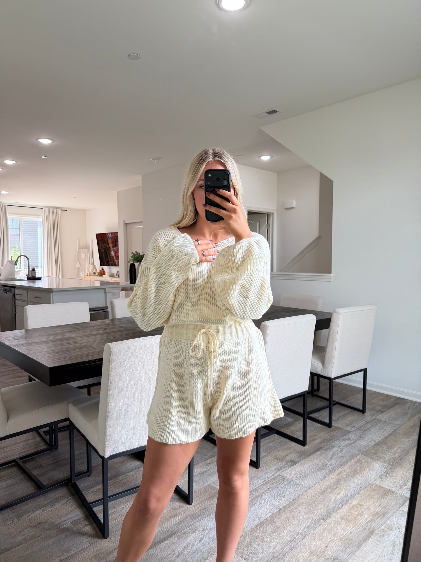 Wren Knit Romper - Cream