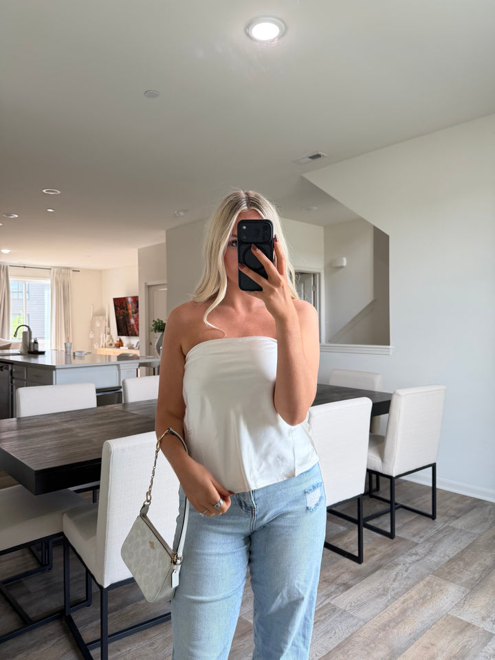 Peyton Dream Tube Top - Pearl