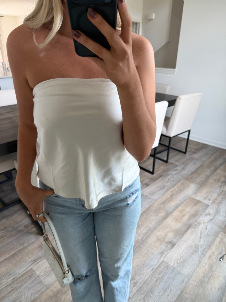 Peyton Dream Tube Top - Pearl