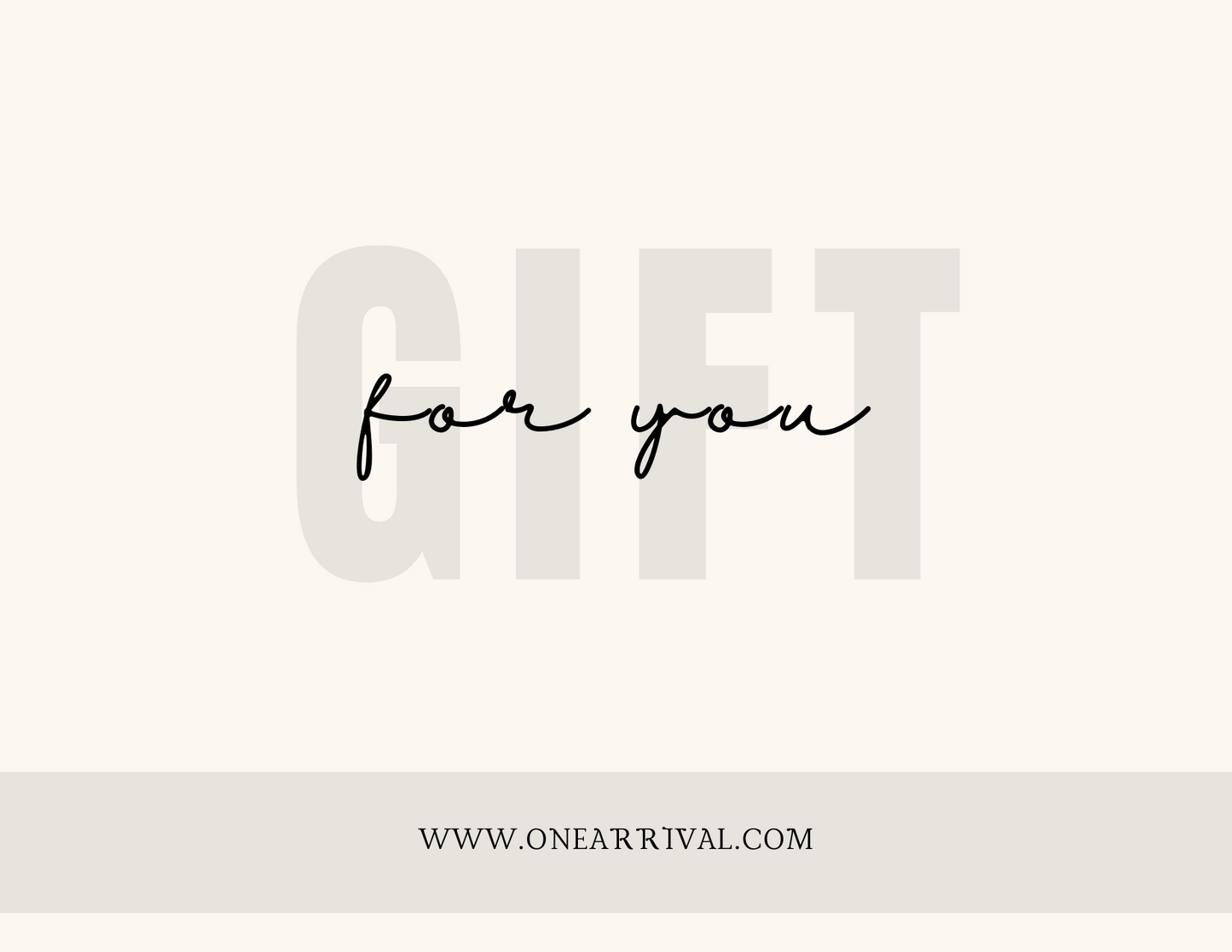 One Arrival Gift Card